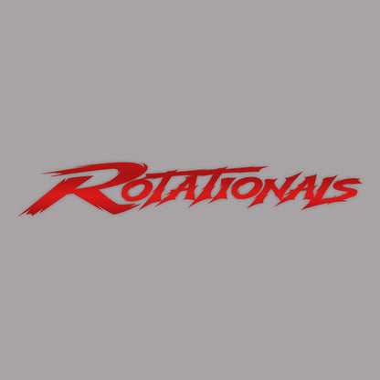 Rotationals - NEW Logo Shiny Red Sticker - JDM Car Stickers ...