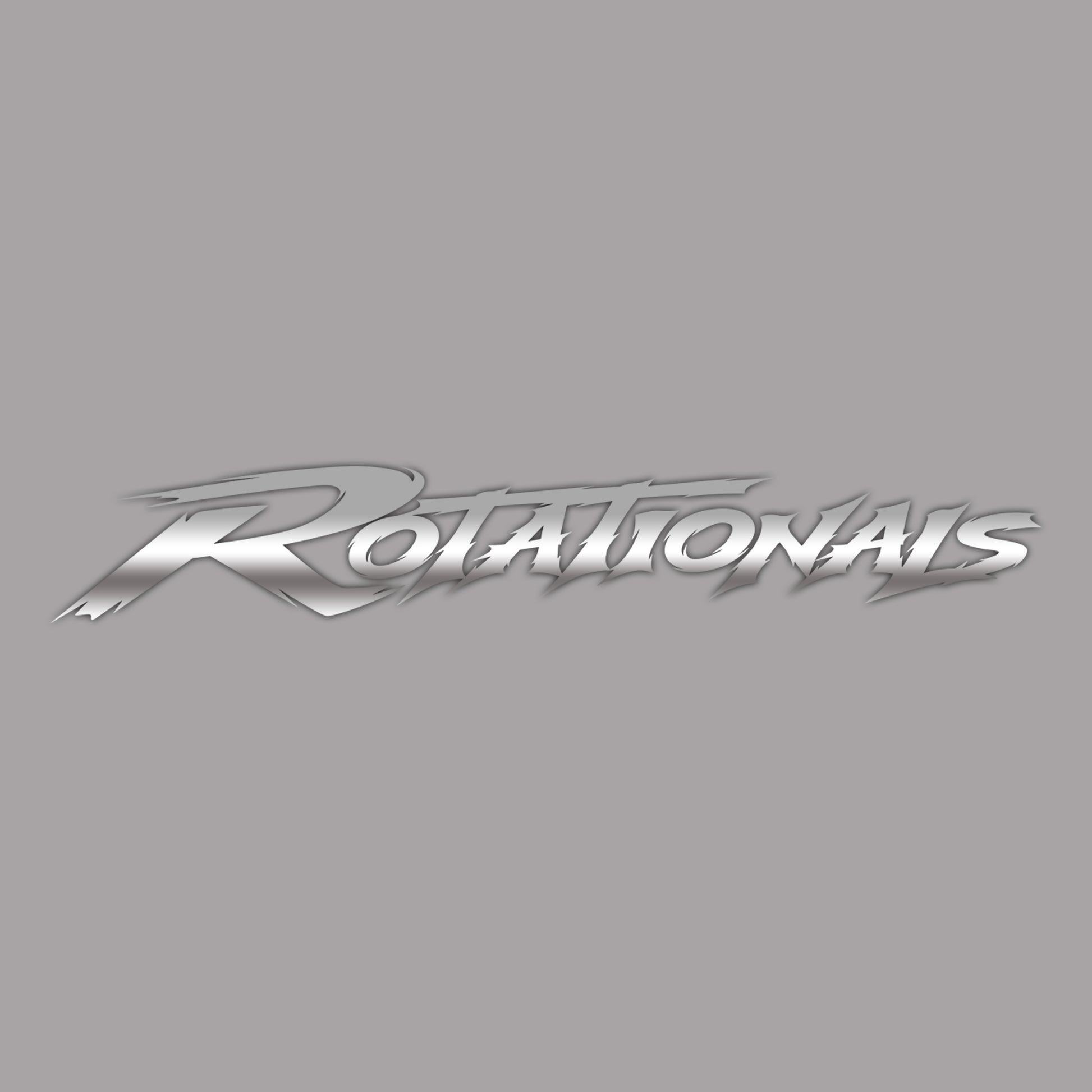 Rotationals - NEW Logo Shiny Silver Sticker - JDM Car Stickers ...