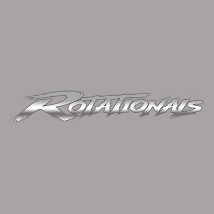 Rotationals - NEW Logo Shiny Silver Sticker