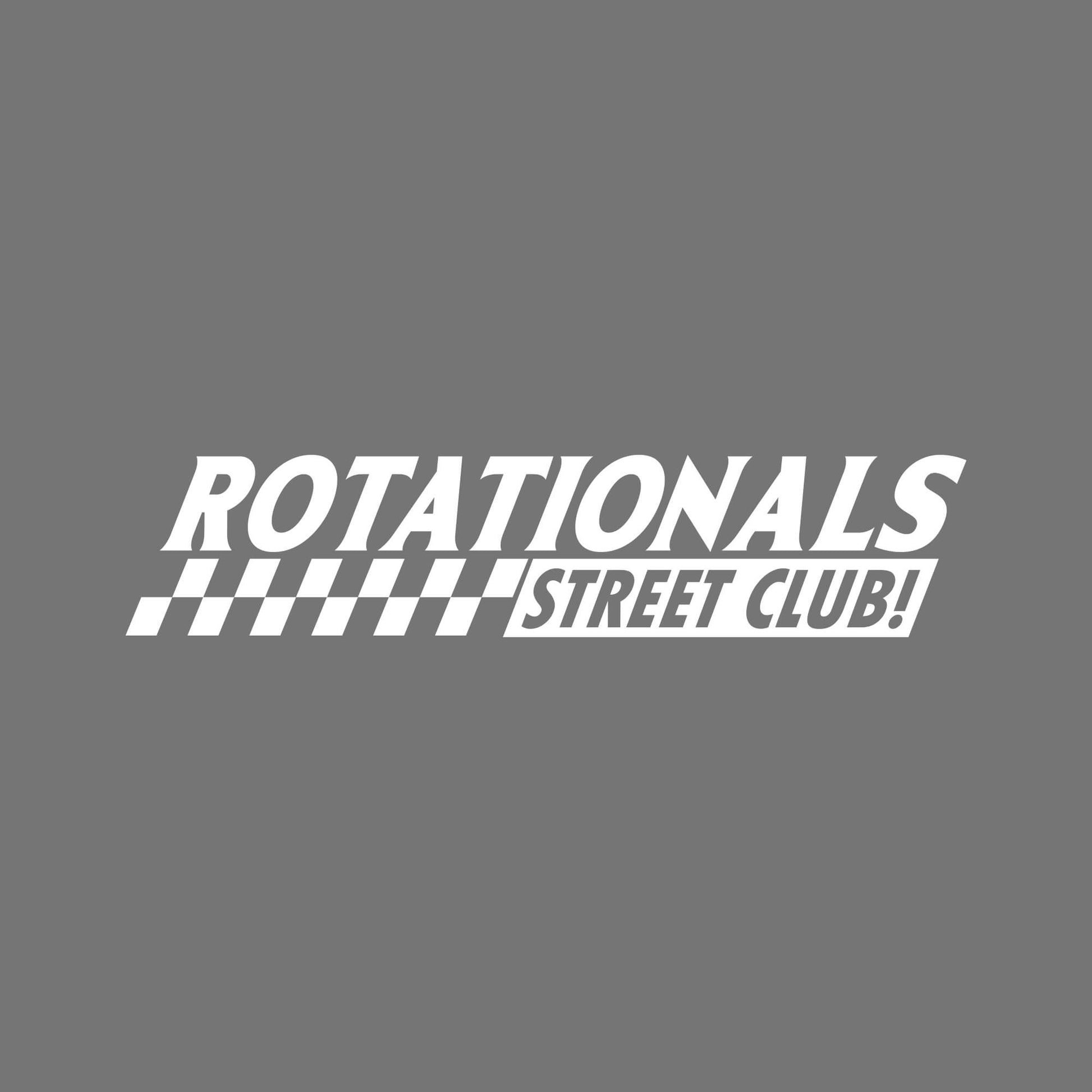 Rotationals Street Club Sticker - JDM Car Stickers | Rotationals NZ