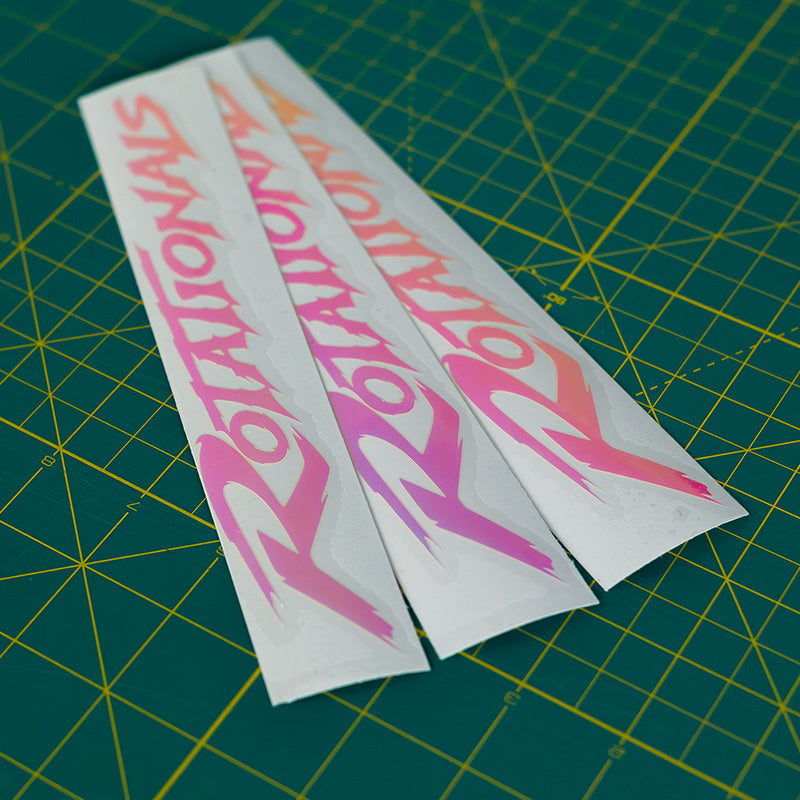 Rotationals - NEW Logo Iridescent Sticker