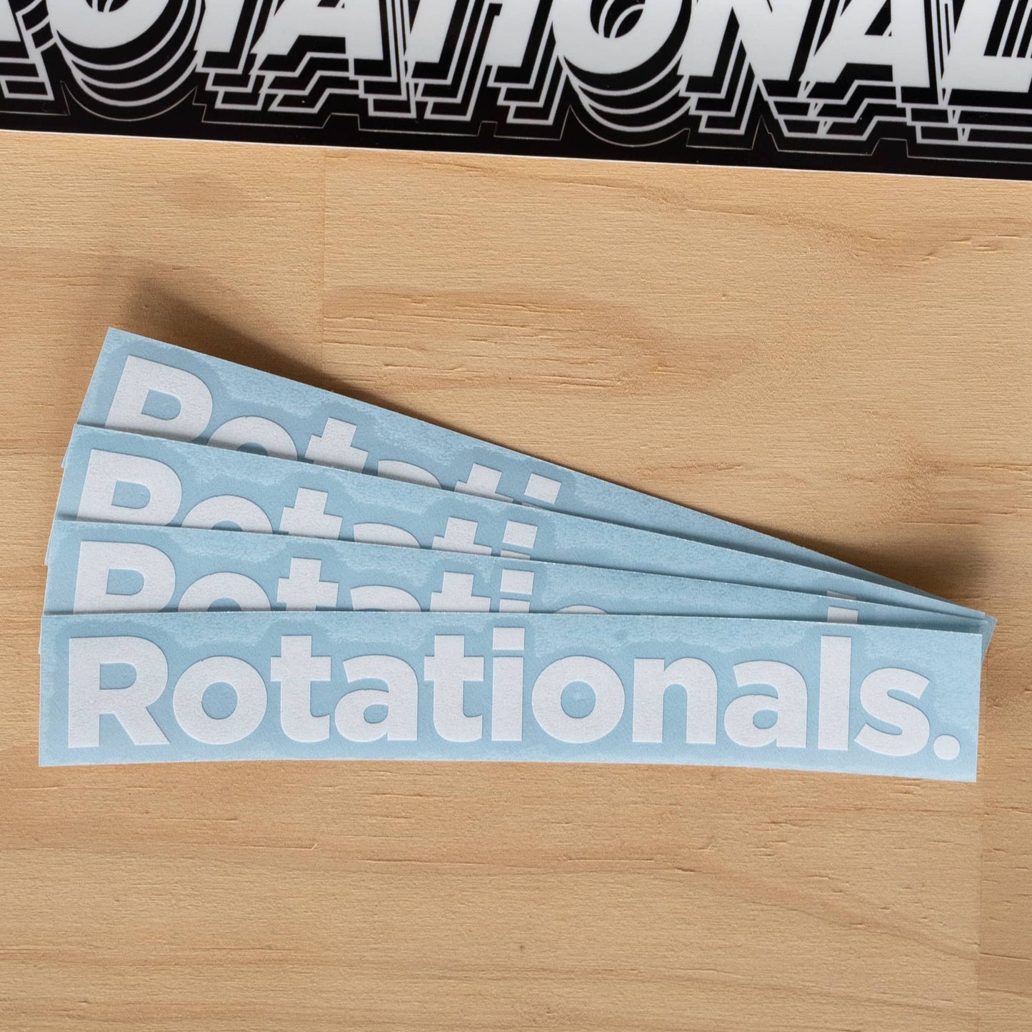 Rotationals - Classic White Sticker