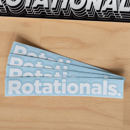 Rotationals - Classic White Sticker