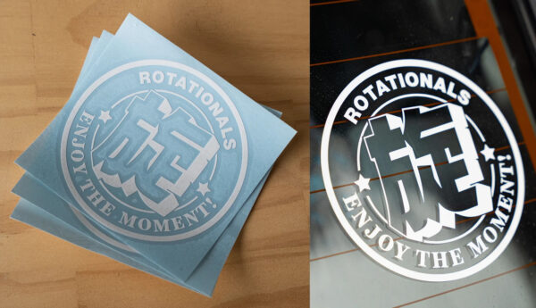 ROTATIONALS: CIRCULAR CLUB STICKER